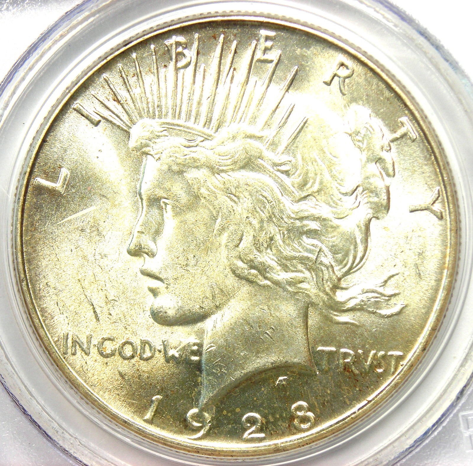 1928-S Peace Silver Dollar $1 - Certified PCGS MS64 - Rare Grade - $1,600 Value