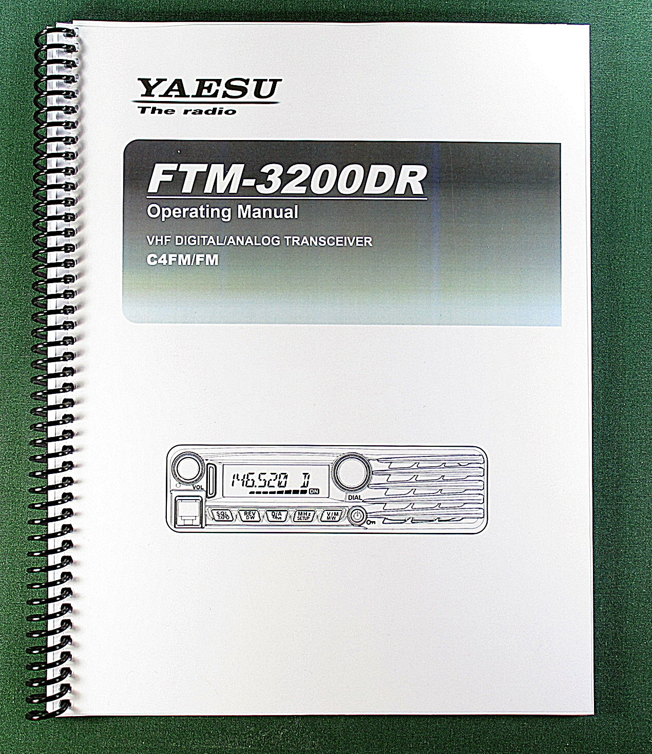 Yaesu FTM-3200DR/DE Instruction Manual: 35 pages & Protective Covers!