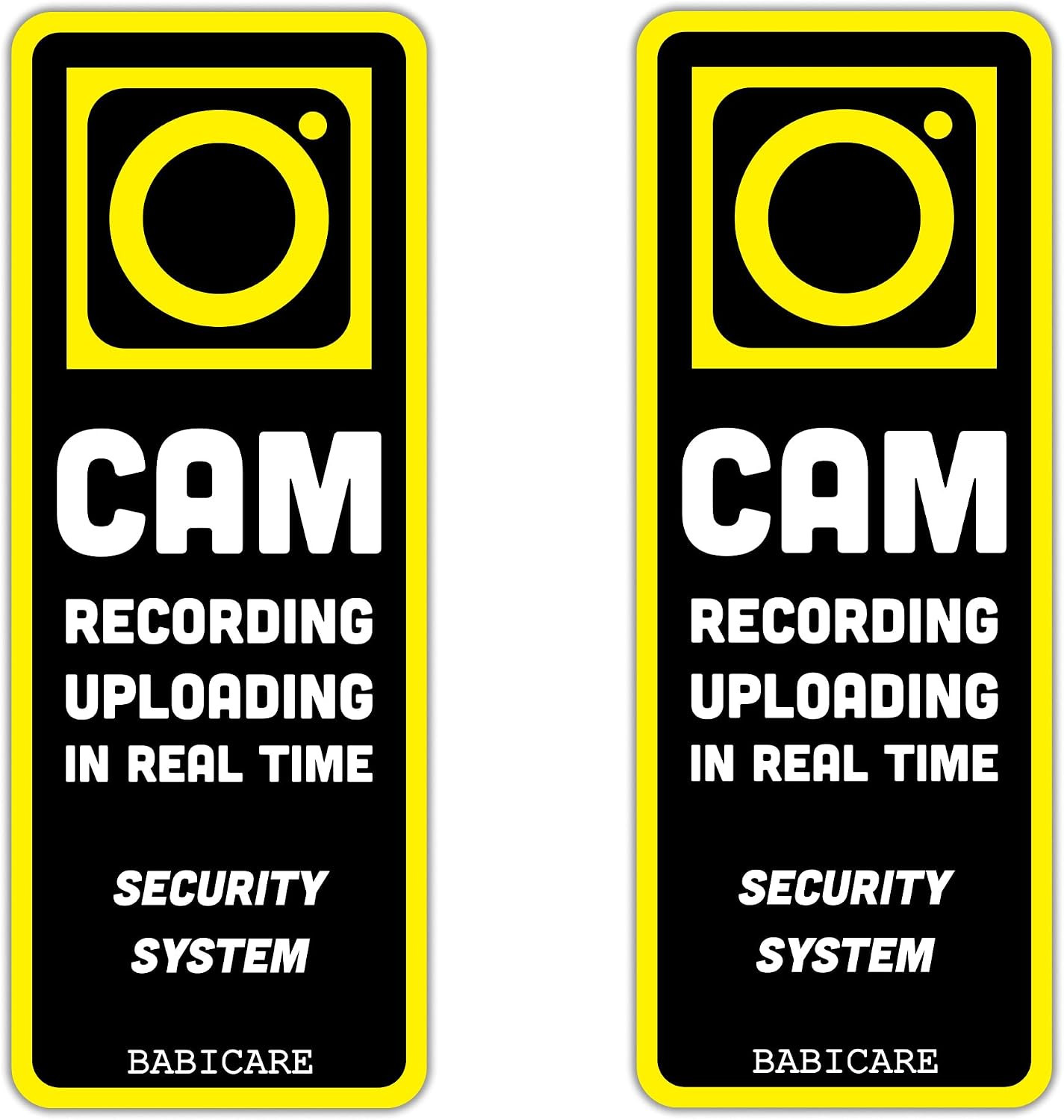 Camera Recording Stickers/Anti-UV/Waterproof/Suitable for Smooth Surfaces (2 Pac