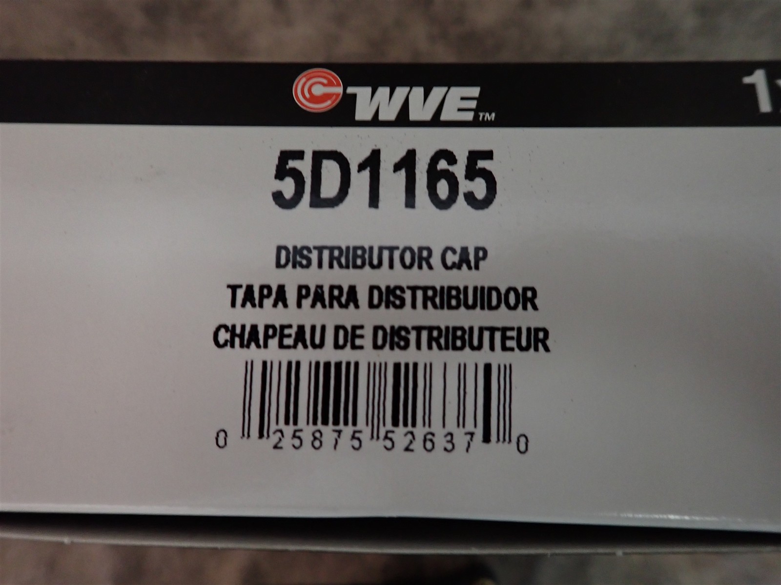 NEW WVE 5D1165 Distributor Cap (G220)