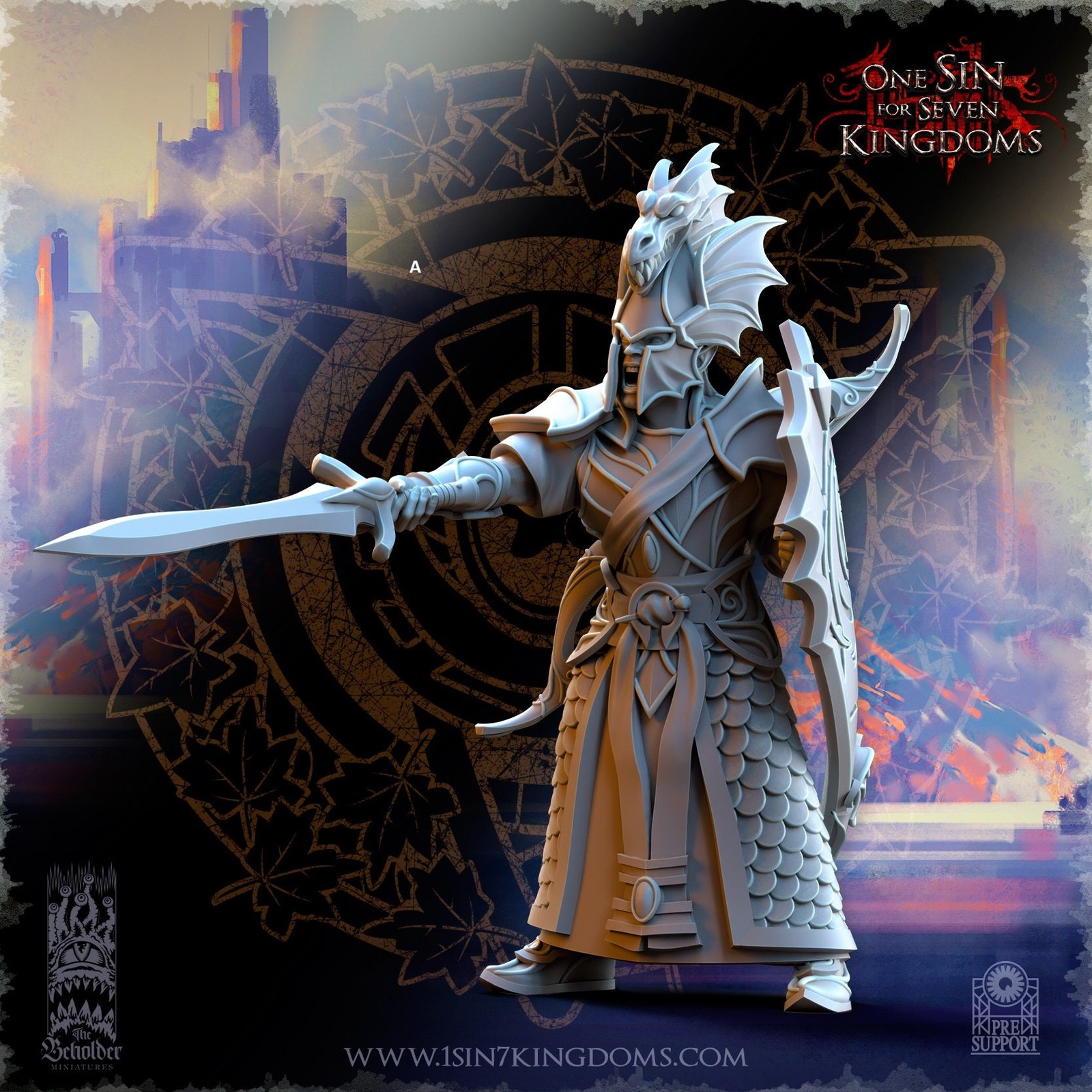 SilverMoor Elf Ilithien Command unit | The Beholder Miniatures