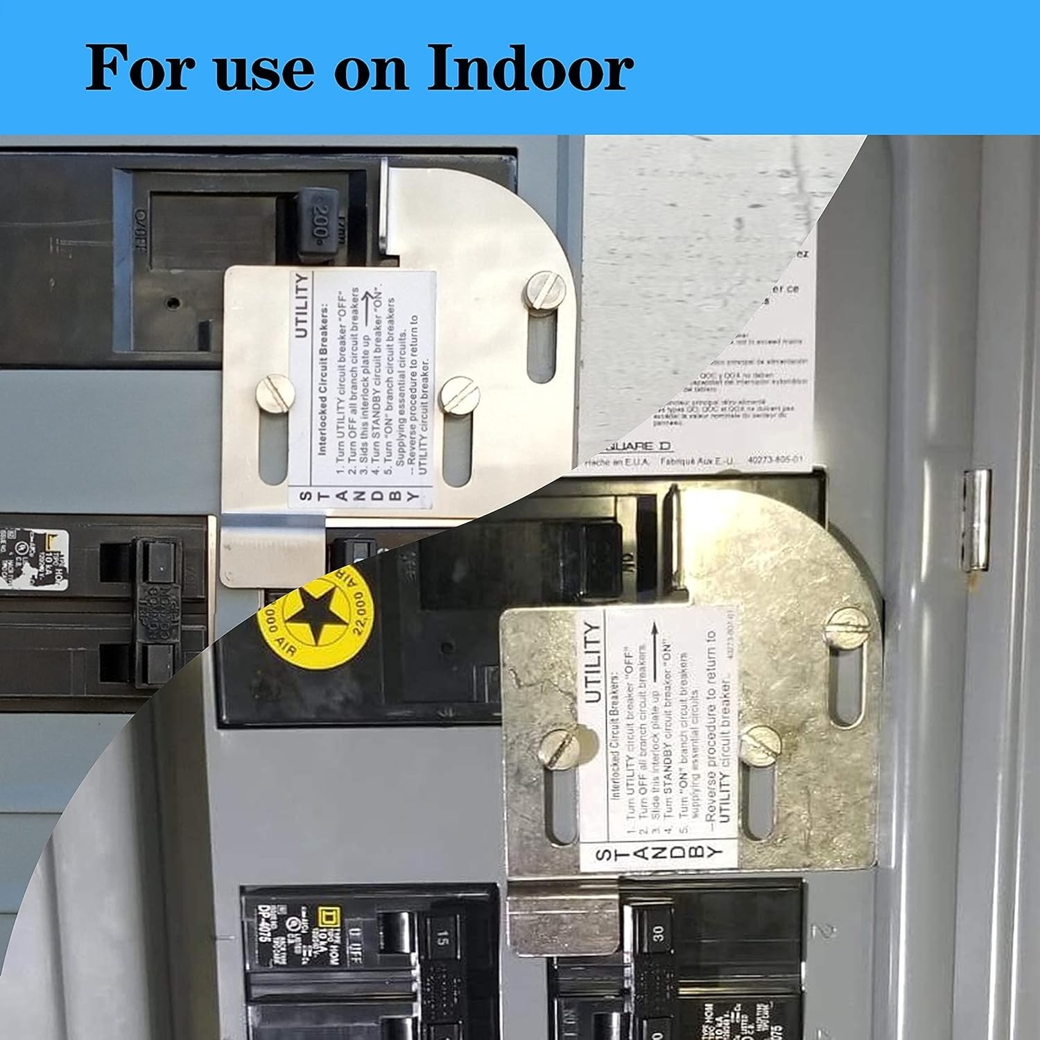 Homeline Generator Interlock Kit 150A-225A - Safe Connection for Generators