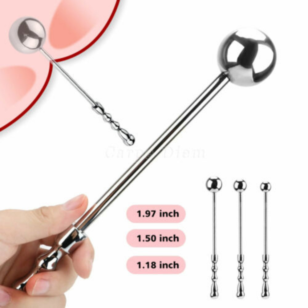 Stainless-Steel-Anal Ball Plug Extreme Spreader Dilator Metal Device Women Toys