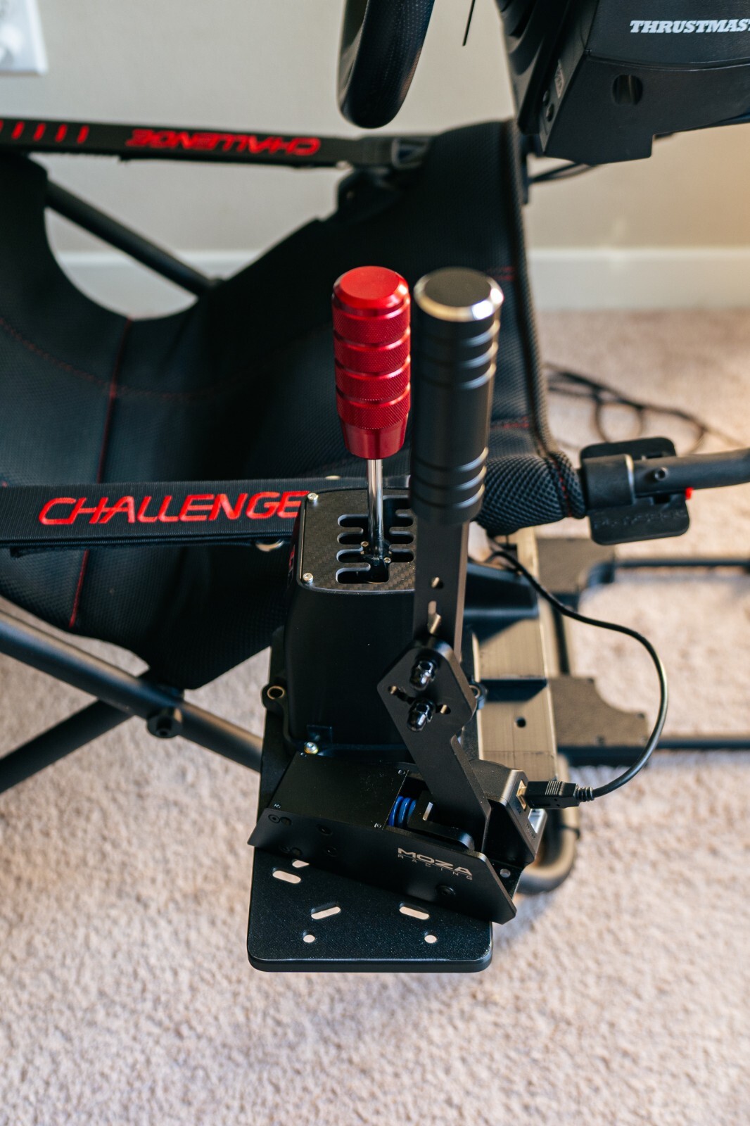 Shifter & Handbrake Combo Mounting Bracket for Playseat Challenge or Challenge X