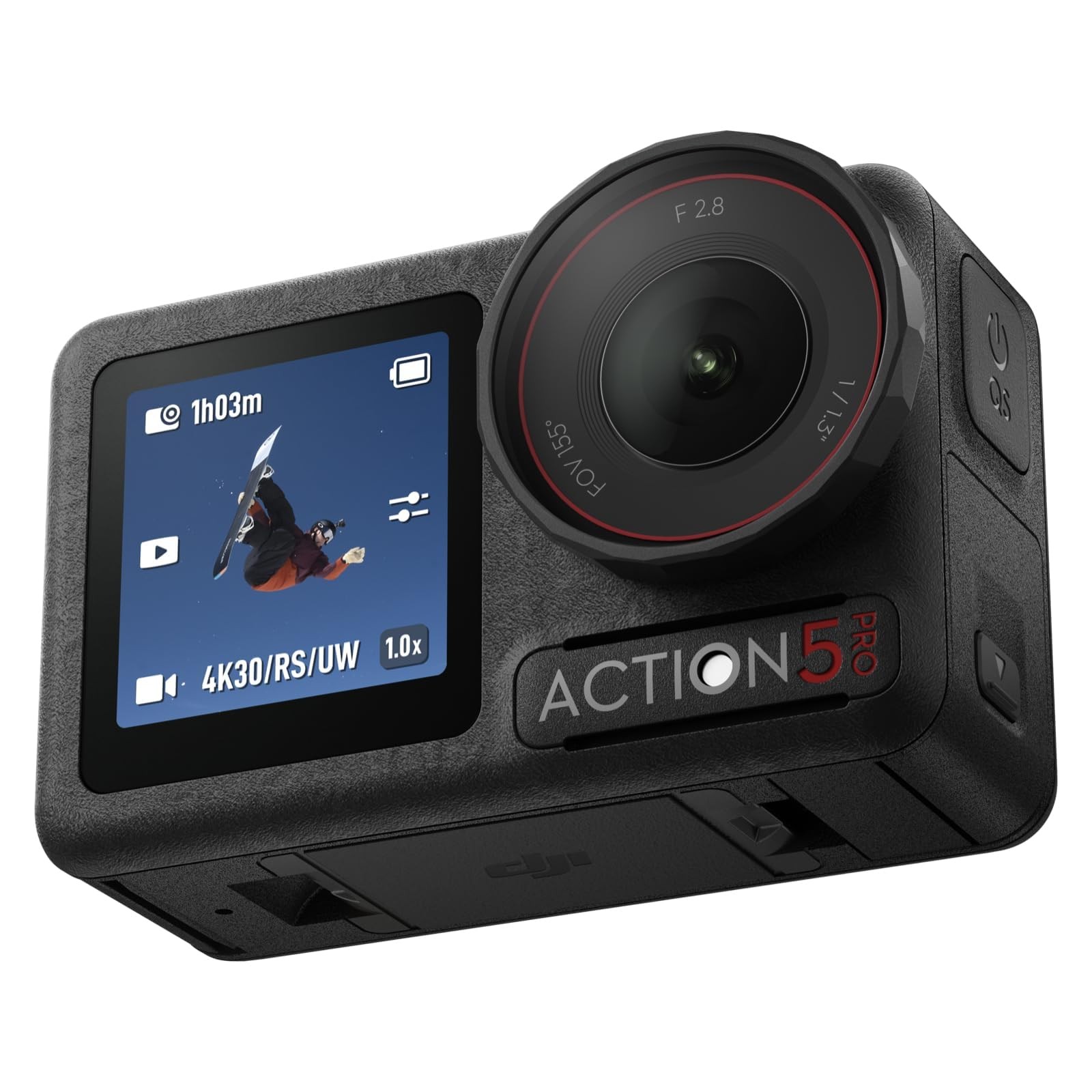 DJI Osmo Action 5 Pro Essential Combo, Waterproof Camera with black
