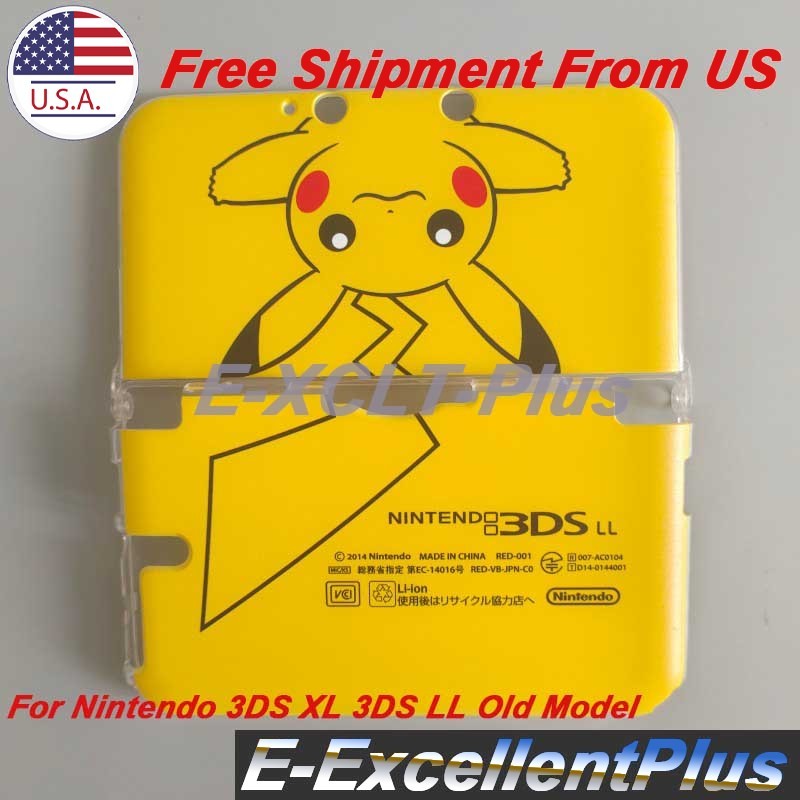 Snap on Case A & E Protective Shell Cover For Nintendo 3DS XL / 3DS LL Old Model