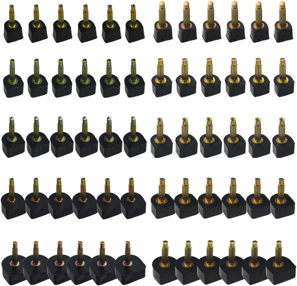 TOVOT 30 Pairs 5 Sizes High Heel Replacement Tips 60 Piece Assortment