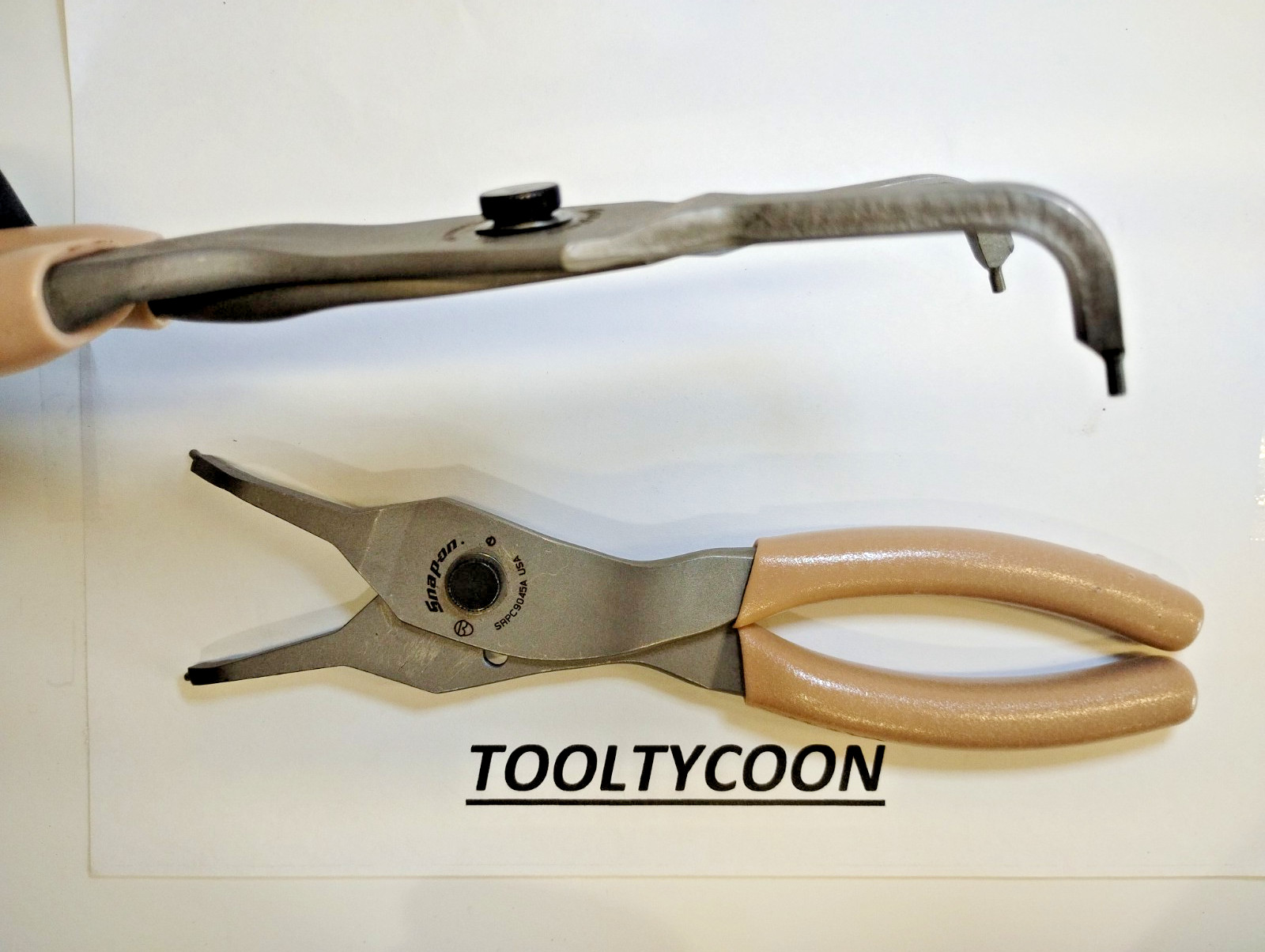 Snap-On Tools USA NEW 2pc Custom Snap Ring Plier Set SRPC9045ACT SRPC9090ACT