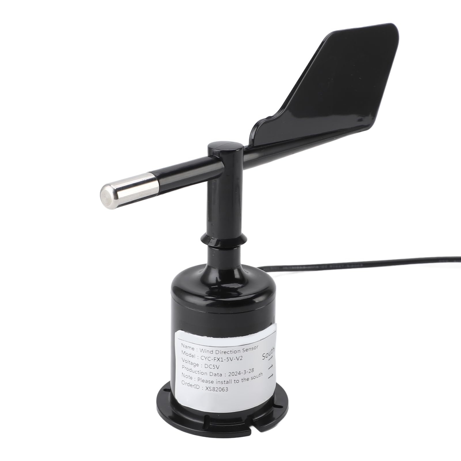 Kuuleyn 360 Degree Wind Direction Sensor DC 5V Precise Anemometer Sensor...