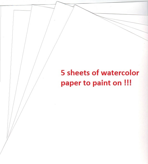 BUY THREE WATERCOLOR PAINT SETS WITH 16 DIFFERENT BRUSHES FOR LESS!!!!!!!!!
