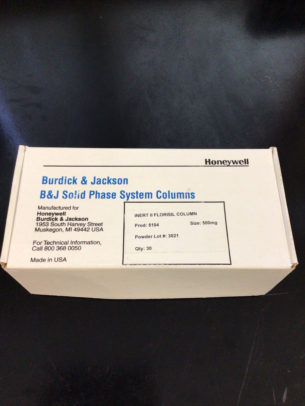 Honeywell Burdick & Jackson Inert II Florisil Column 30 Pack