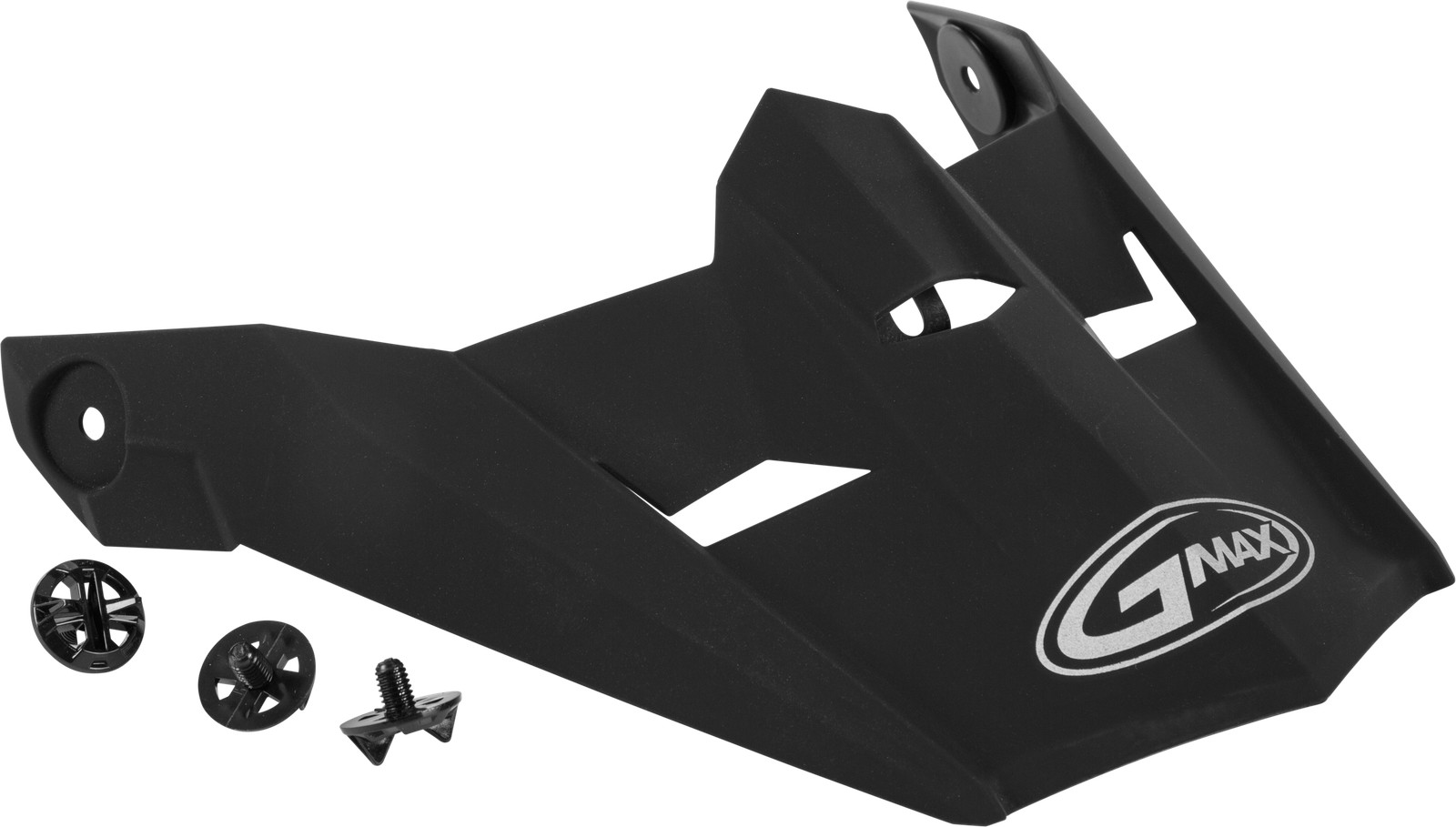 Gmax MX-46Y Replacement Visor With Screws Matte Black Offroad Helmet