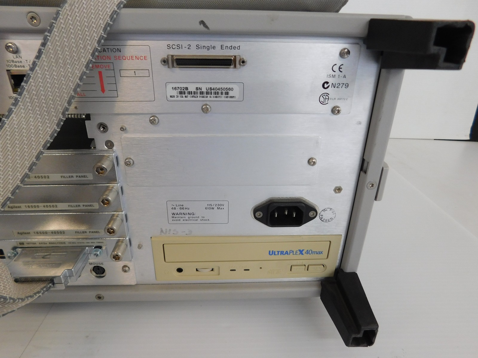 AGILENT 16702B LOGIC ANALYSIS SYSTEM W/ 16710A 8KSA ANALYZER (PPS85)