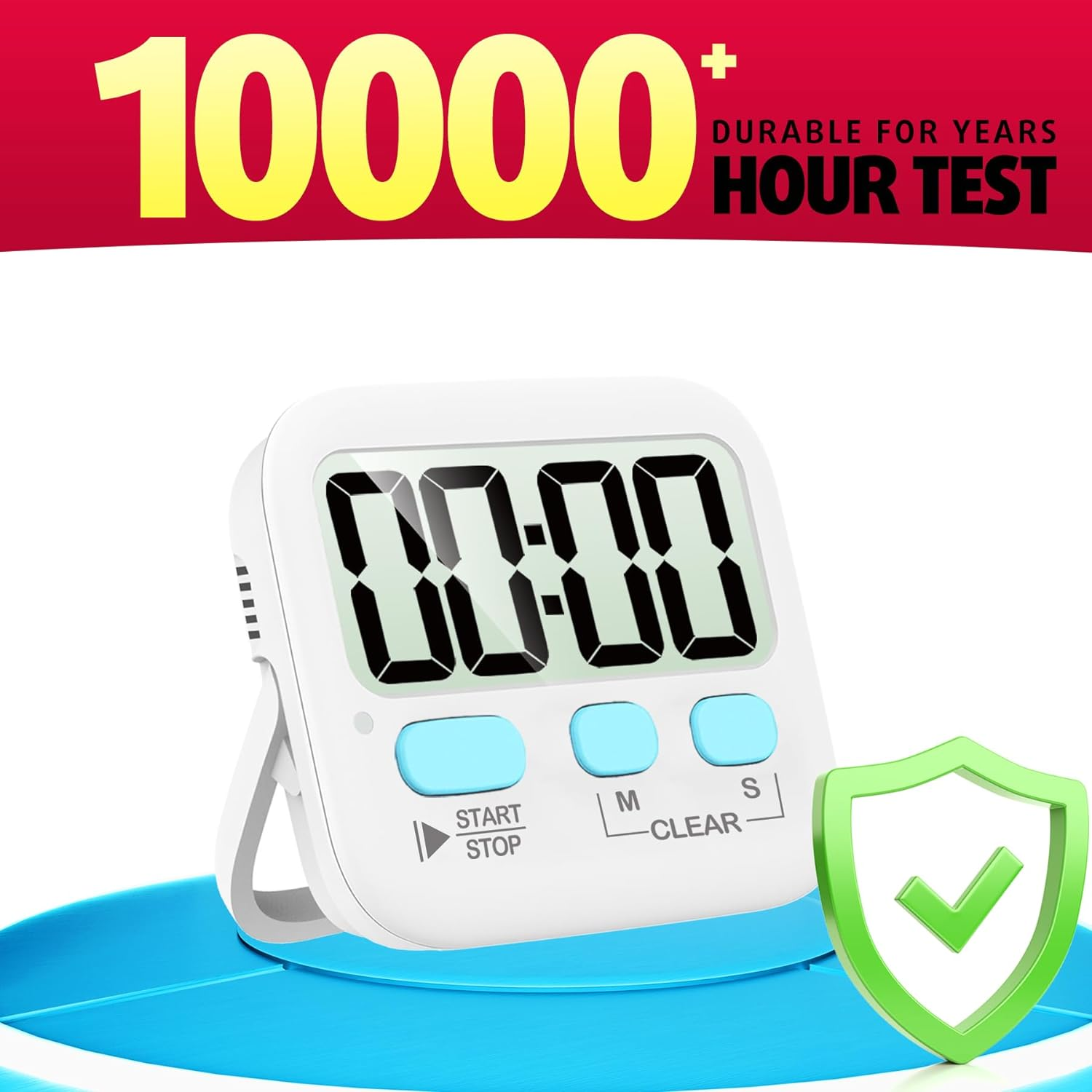 Antonki Timer, Timer for Kids, Kitchen Timers, Digital Timer for Cooking, Egg
