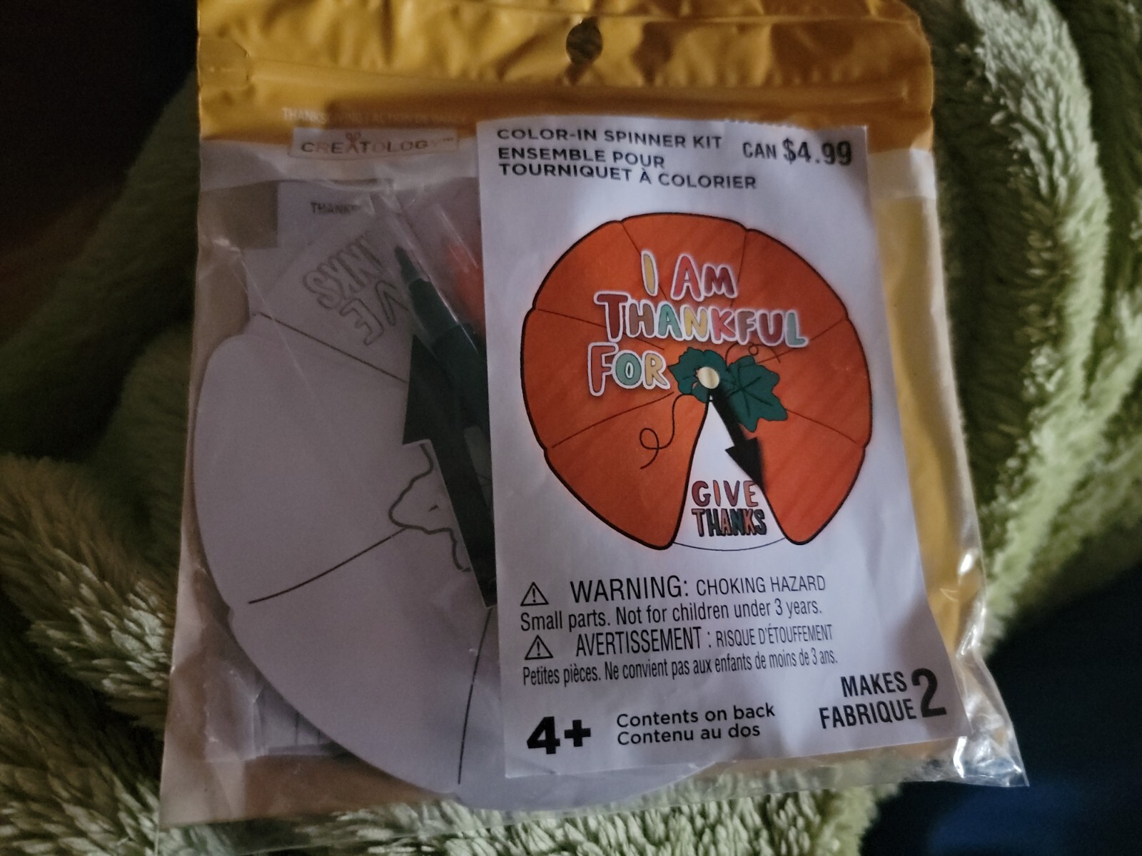 Creatology Thanksgiving Color In Spinner Kit I'm Thankful For.I will combine S&H