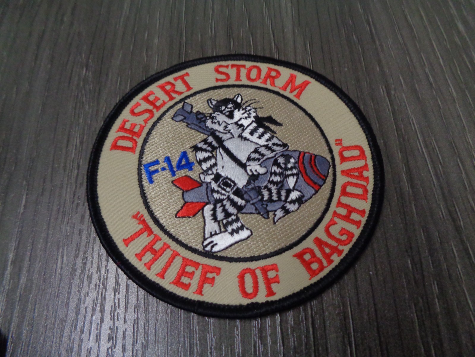 USN F-14 TOMCAT FIGHTER Shoulder Sleeve Insignia Baby Series: Thief of Baghdad