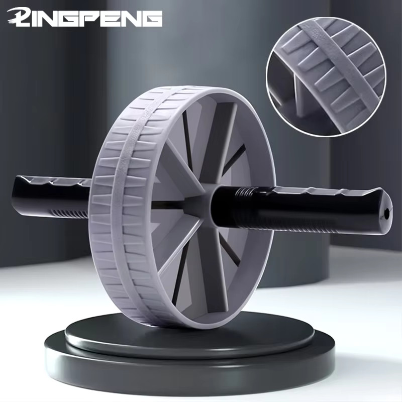 Workout AB Roller Wheel Non Slip Silent Core Trainer Abdominal Exercise Home Gym