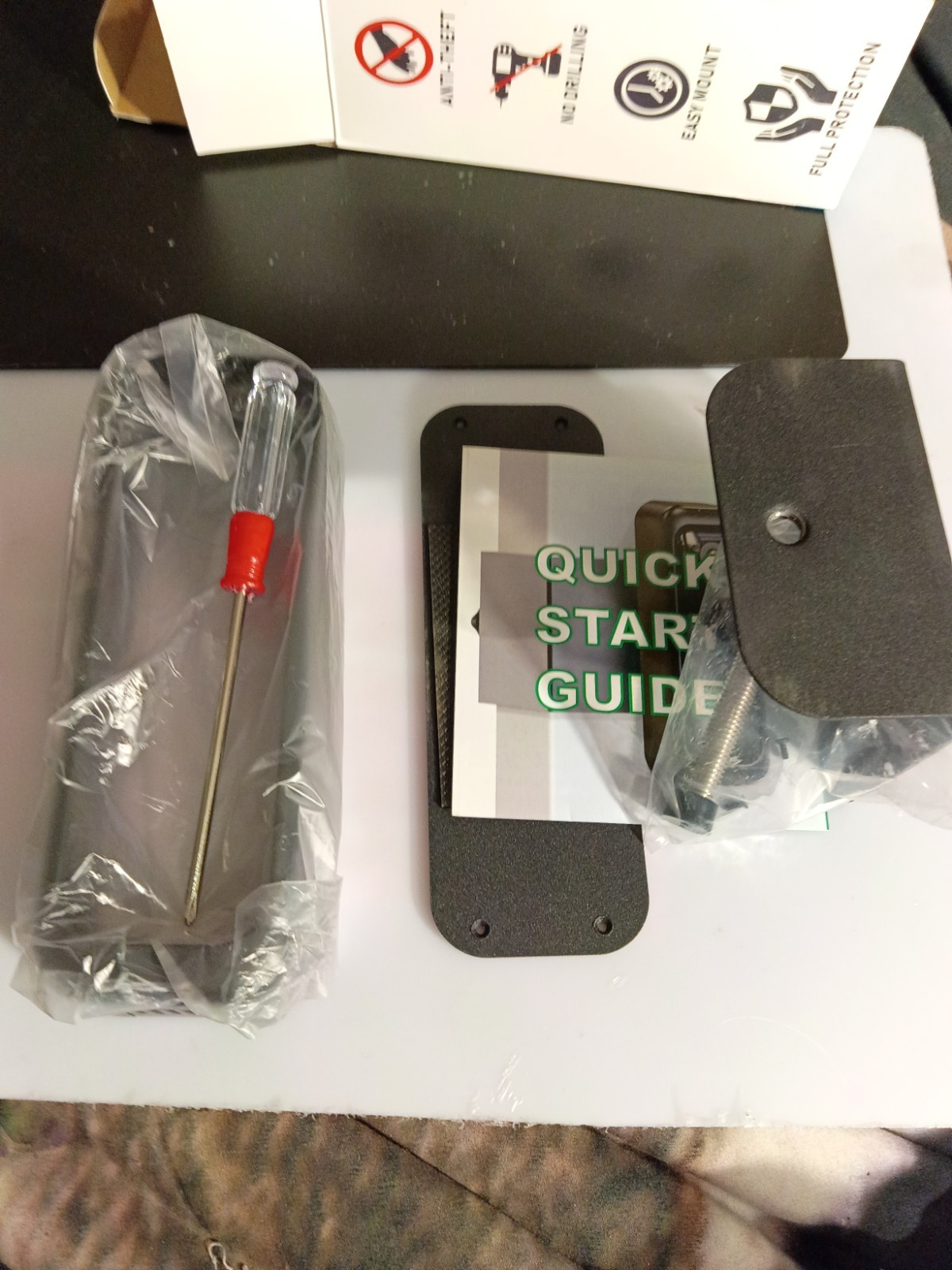 Anti-Theft Blink Video Doorbell Door Mount, No Drilling High Quality Stainless