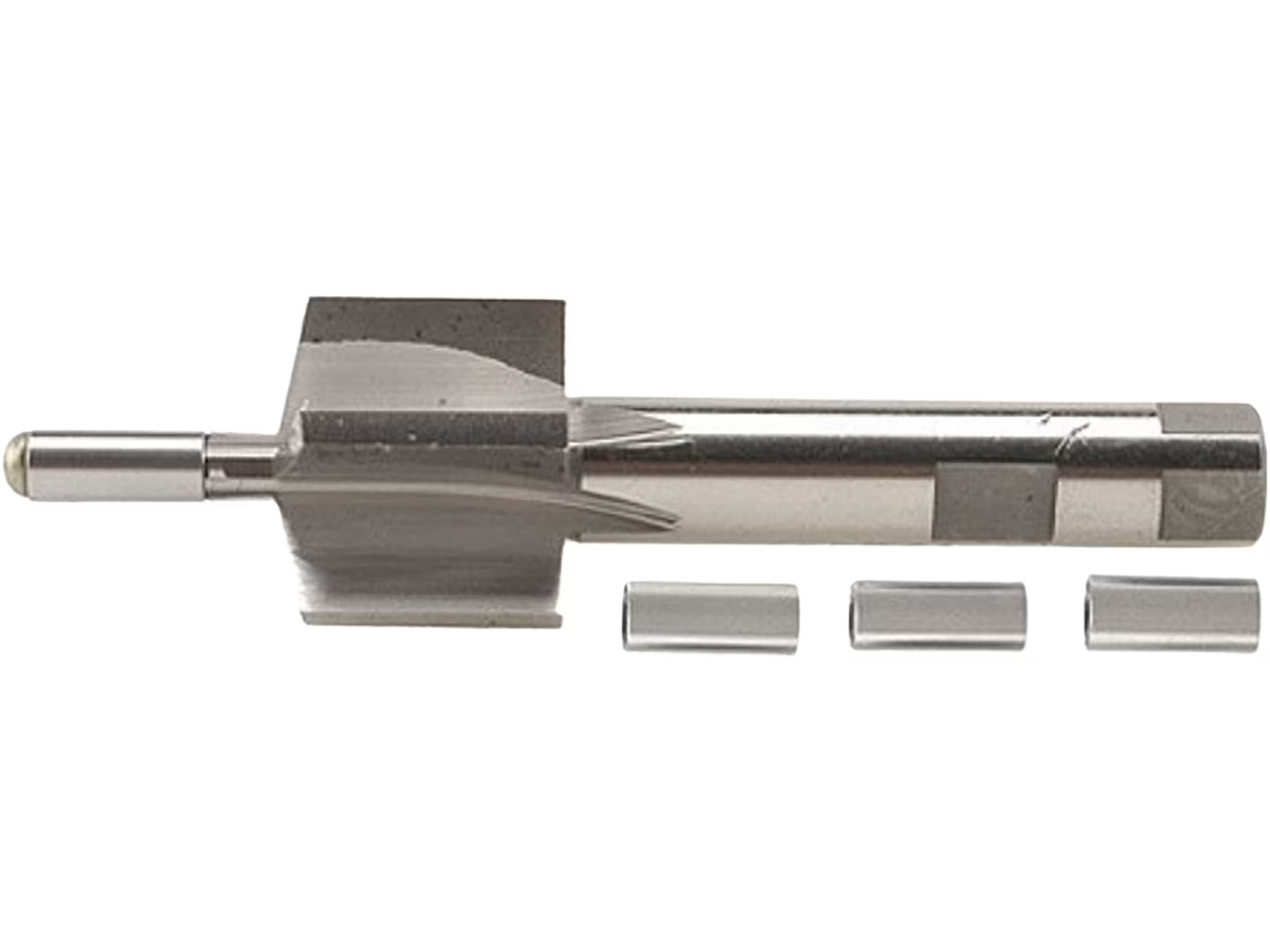 PTG 11-Degree Muzzle Crown Facing Tool with 30 Caliber and Up 4 Pilot Set (.300,