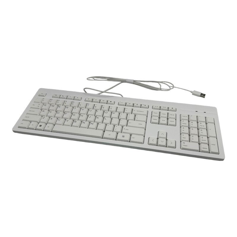 P10672-001 - KEYBOARD HP 125 White Wired NP C US