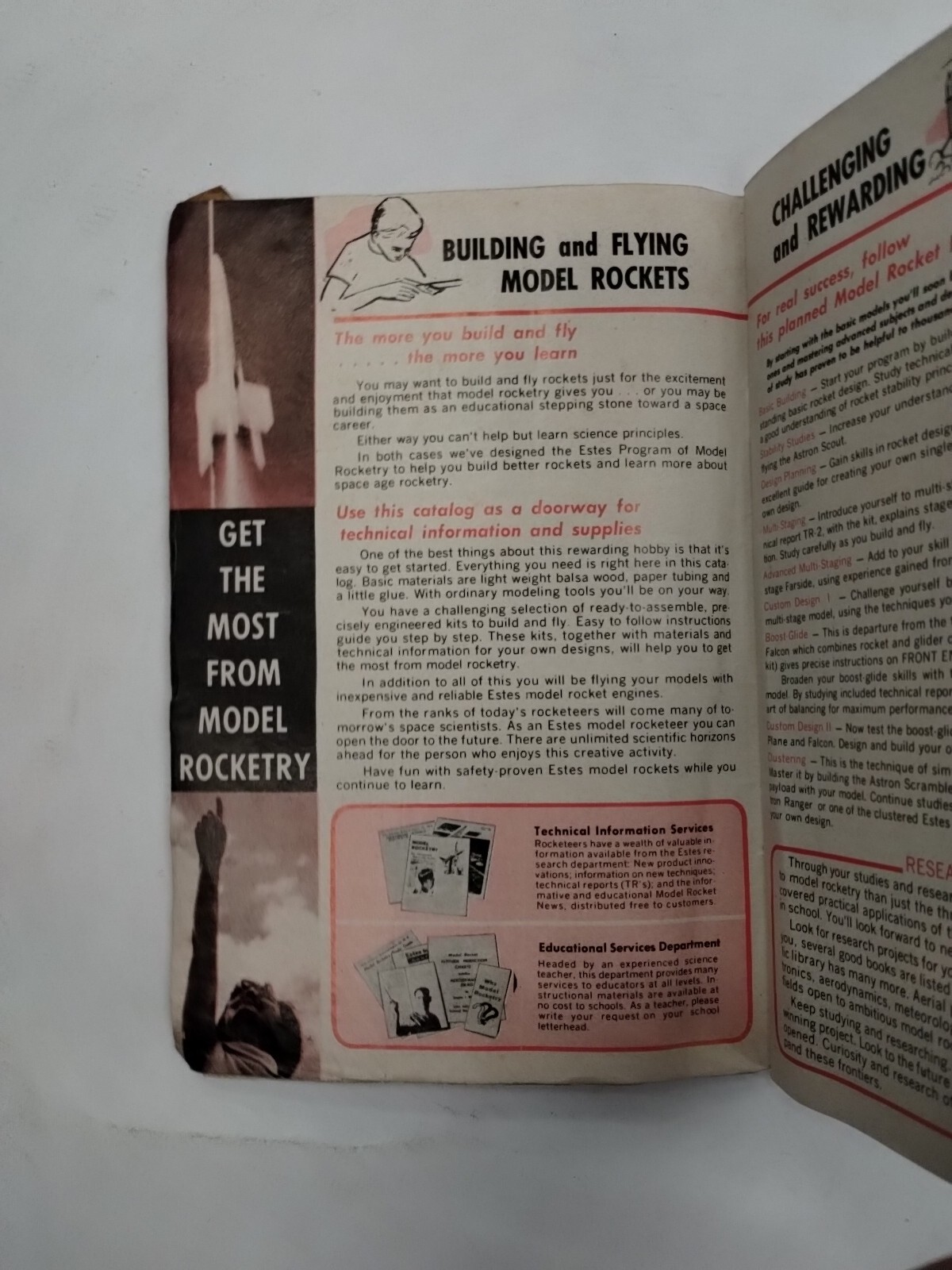 Estes Rocket Supplies "Model Rocket" Supplies Catalog 1969-original