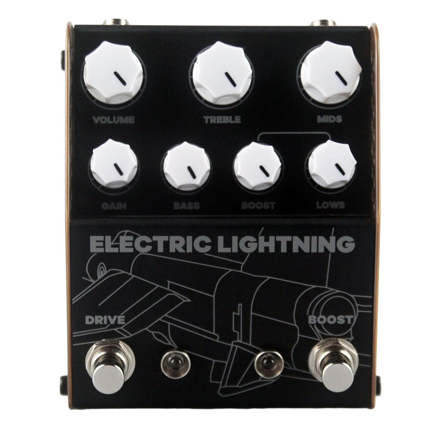ThorpyFX Electric Lightning Chris Buck Overdrive & Boost Guitar Effect Pedal