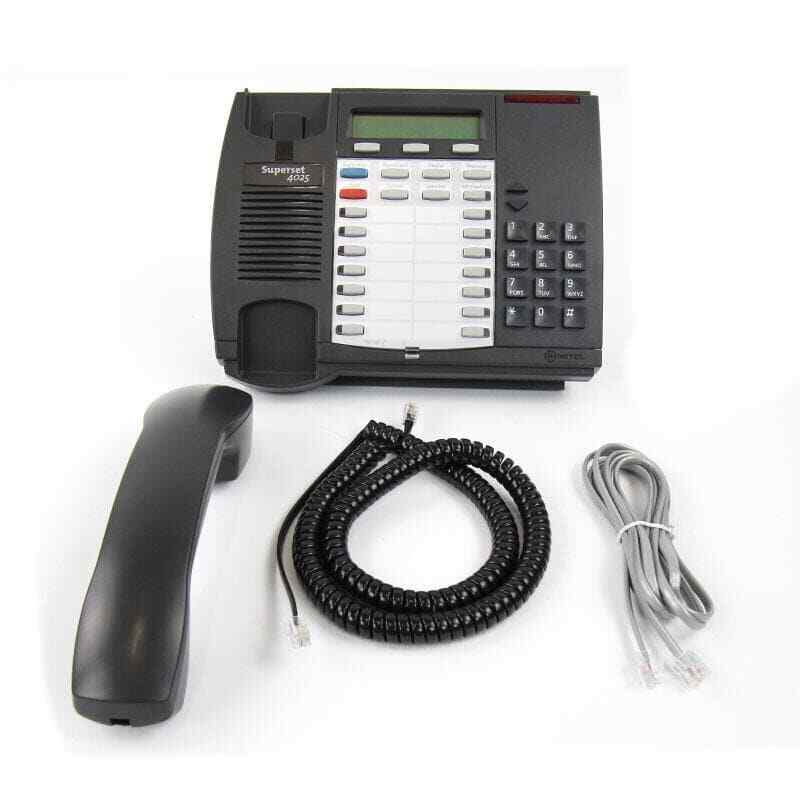 Fully Refurbished Mitel Superset 9132-025-202 4025 Backlit Phone (Dark Grey)