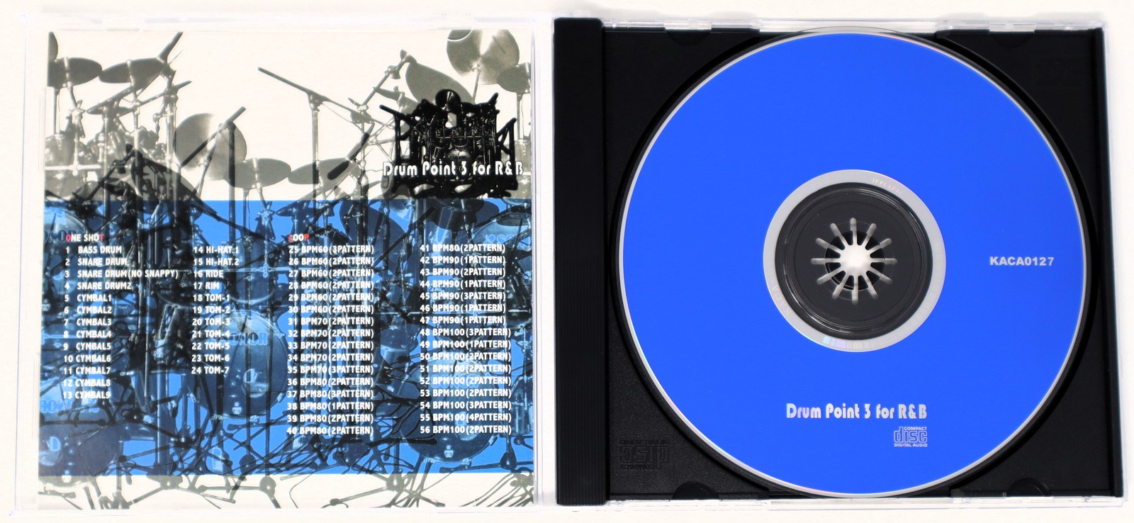 Kaeru Cafe Drum Point 3 For R&B Sample Library/Sound Library/Sampling CD 1990s