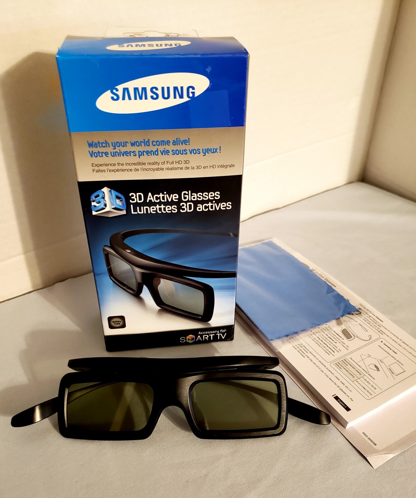 SAMSUNG 3D ACTIVE GLASSES SSG-3050GB FOR SMART TV FULL HD 3D