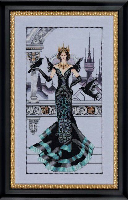 Raven Queen MD-139 by Mirabilia cross stitch pattern