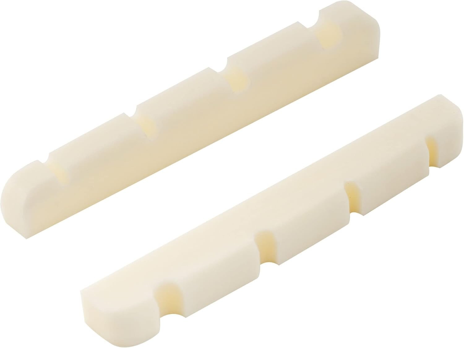 Basic 38mm Flat Bottom Bone Slotted Bass Nut for 4 String Bass Guitar, 38 * 3...