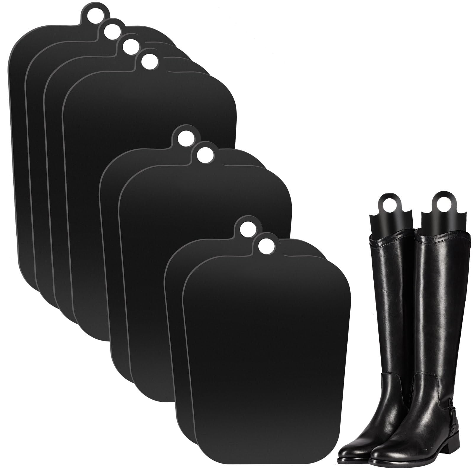 8 PCS 4 Pair Boot Shaper Form Inserts Tall Support Multisized Holder