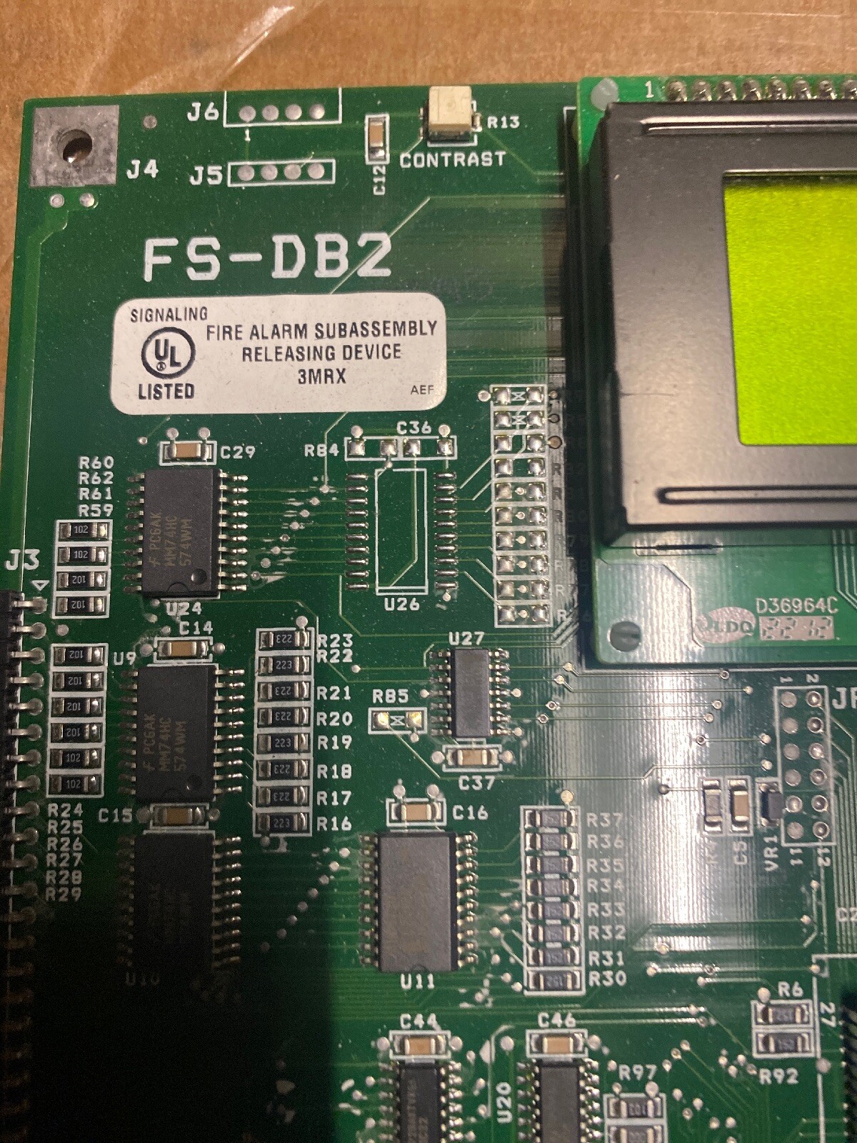 SIEMENS FIRE ALARM FIRESEEKER DISPLAY BOARD Fire Alarm FS-DB2