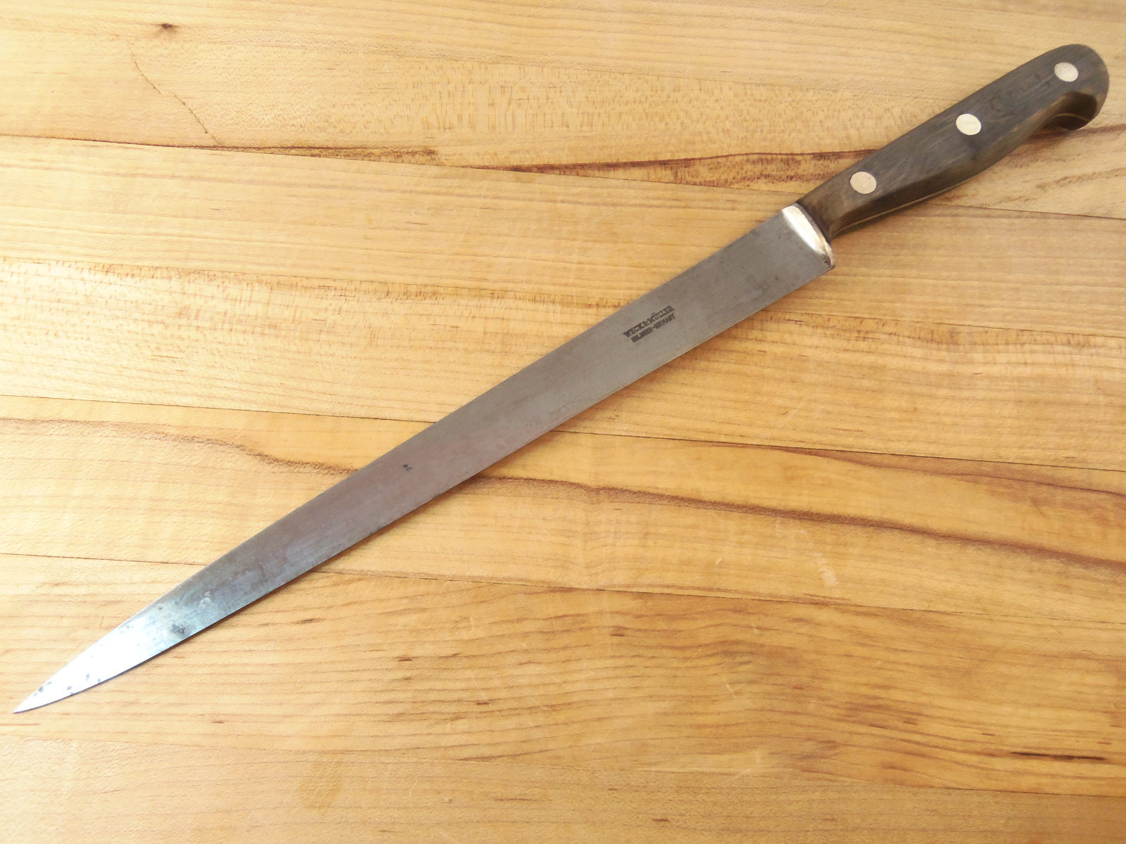 Nice Vintage Weck & Muller 10" Flexible Slicing Knife