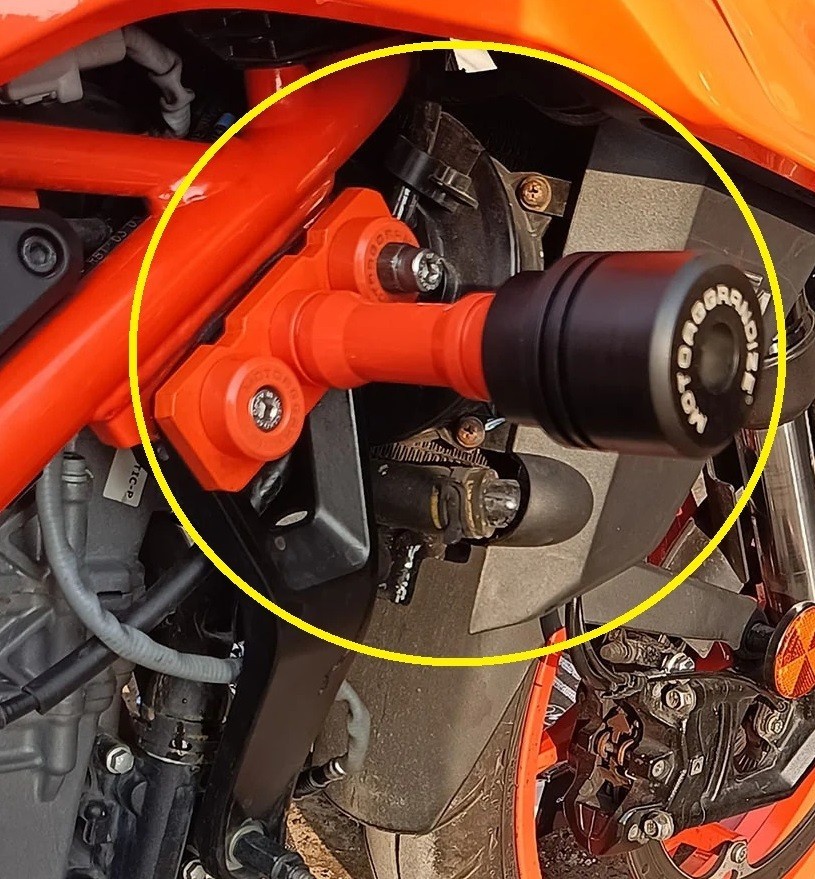 Frame Slider Crash Protector Fit for KTM 390 ADVENTURE R (2025)