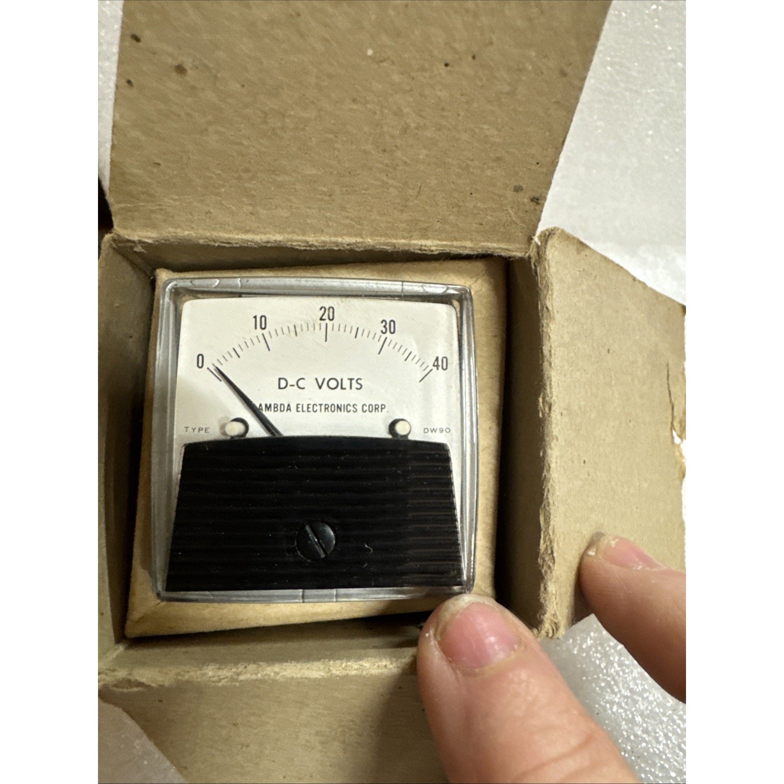 Lambda DC-VOLT Meter 0 To 40- NEW NOS Bin2