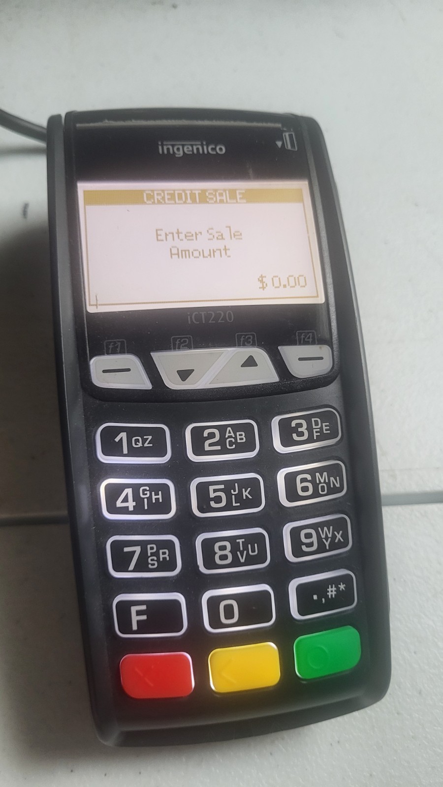 Ingenico Payments Credit Card Reader Payment Machine