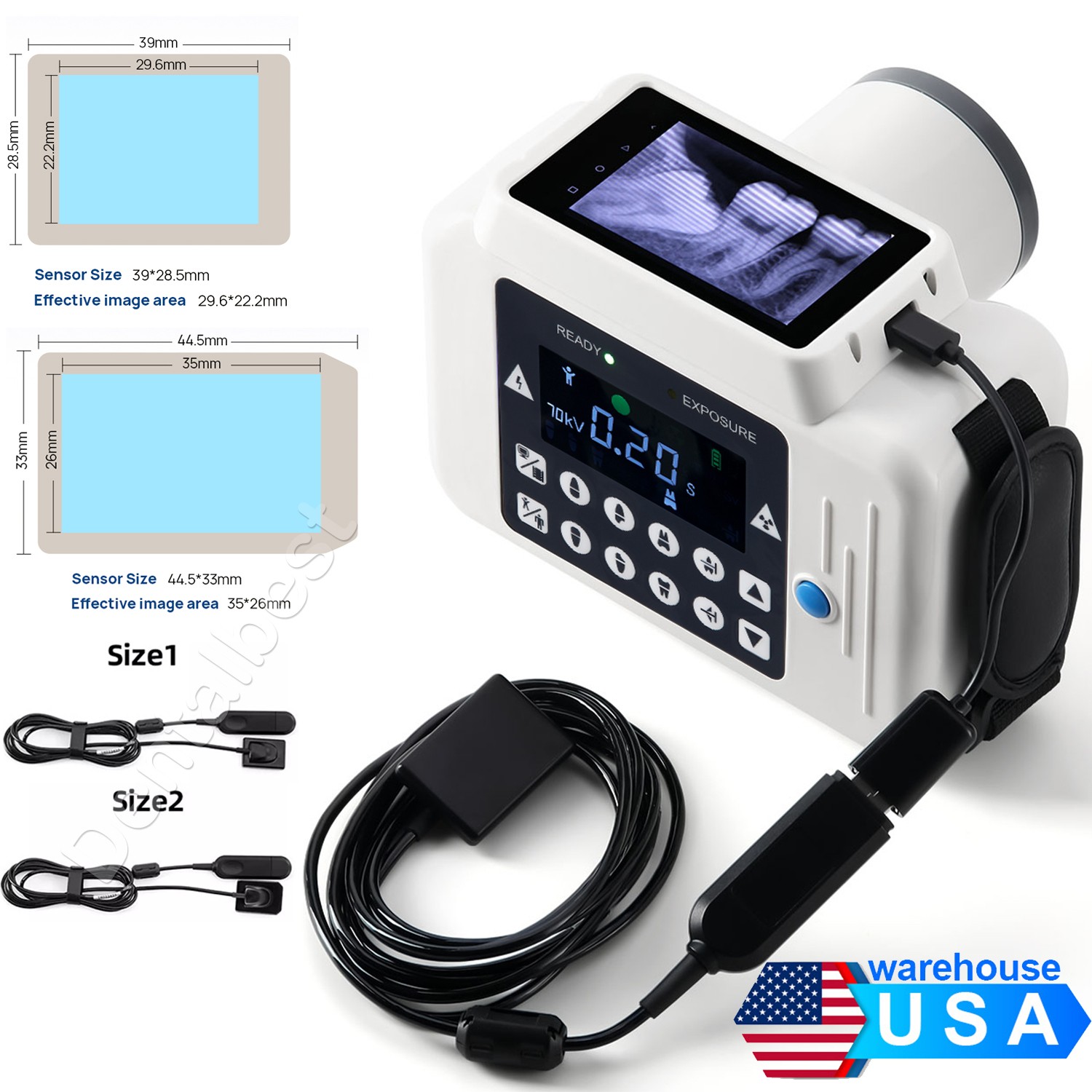 Dental Digital Machine With Display Screen High Frequency+Sensor Size S1/2
