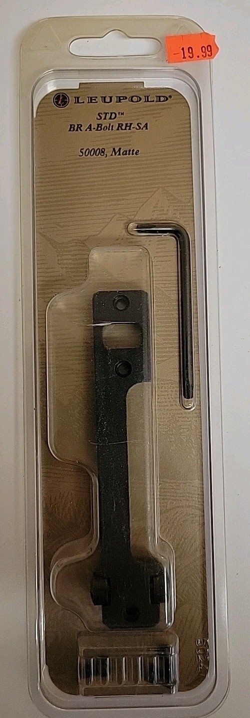 LEUPOLD 50008 STD One-Piece Scope Base - Browning A-Bolt Rifle RH-SA Matte