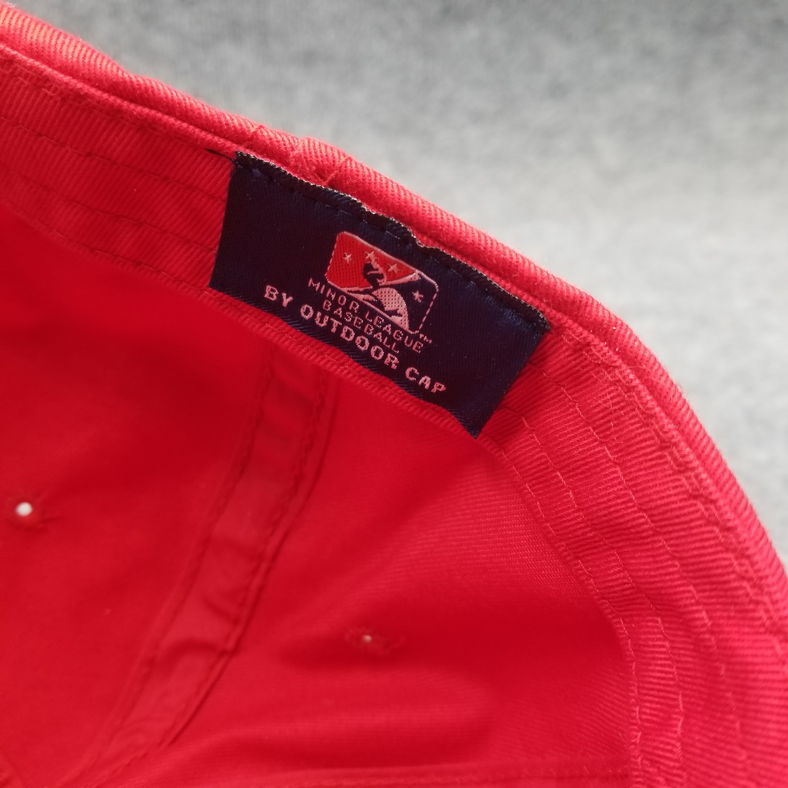Rome Braves Hat Cap Red Strap Back Mens Minor League Baseball Tomahawk Script