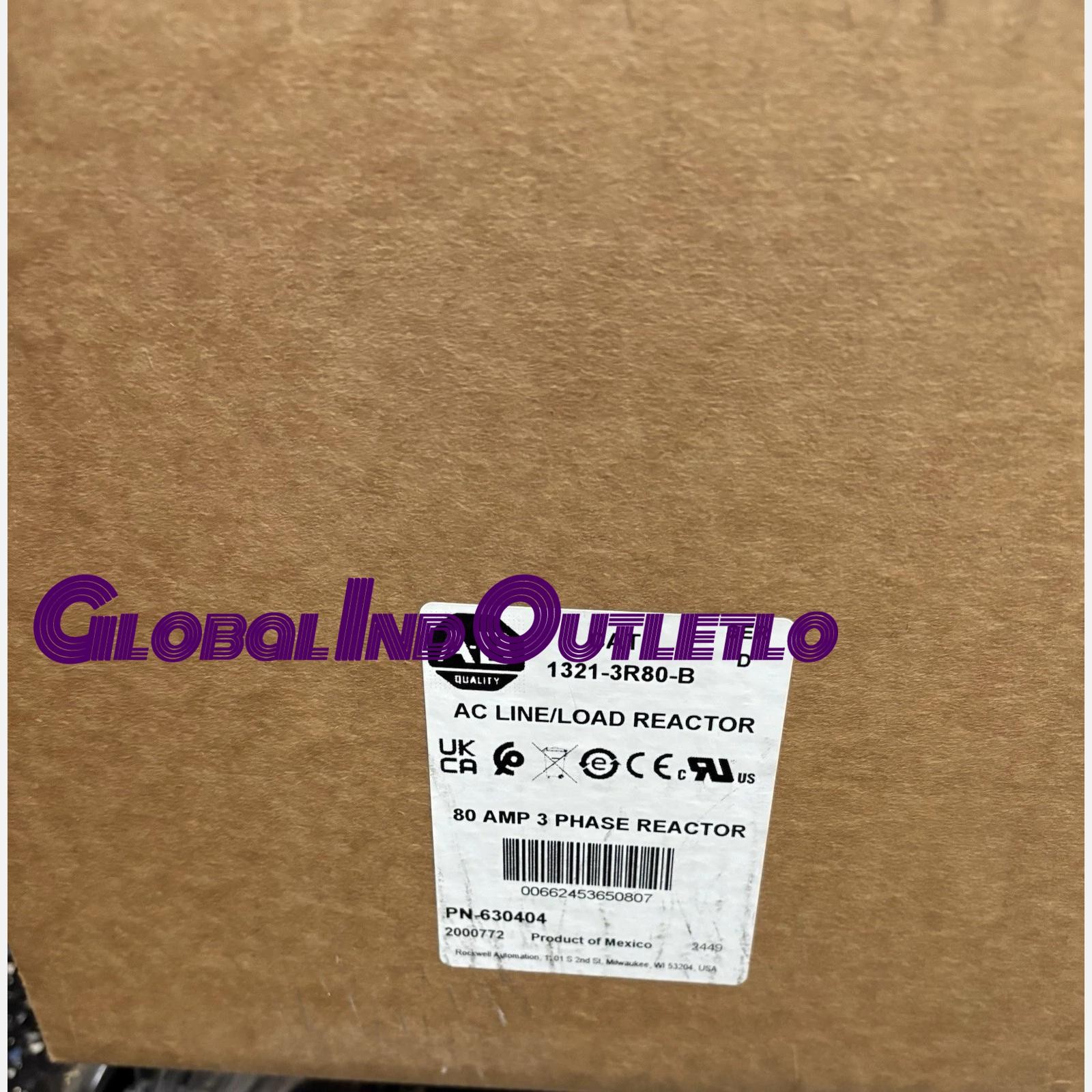 Brand New In Box 1321-3R80-B AC LINE/LOAD REACTOR 80 AMP 3 PHASE