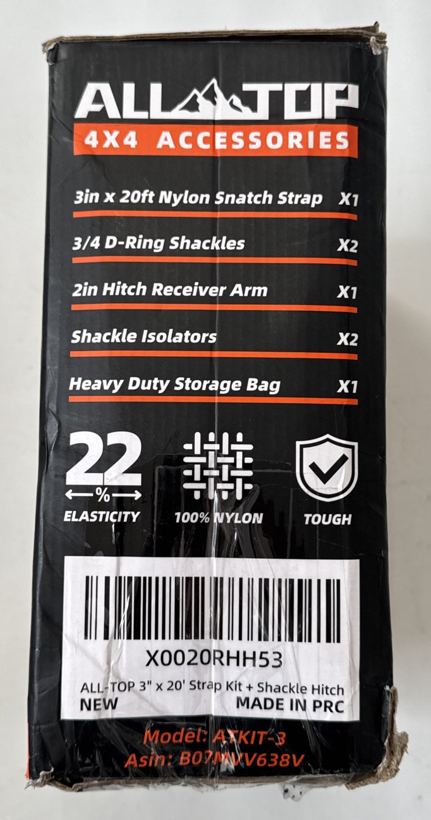 All-Top, Recovery Snatch Strap Kit, ATKIT-3, Please Read Details