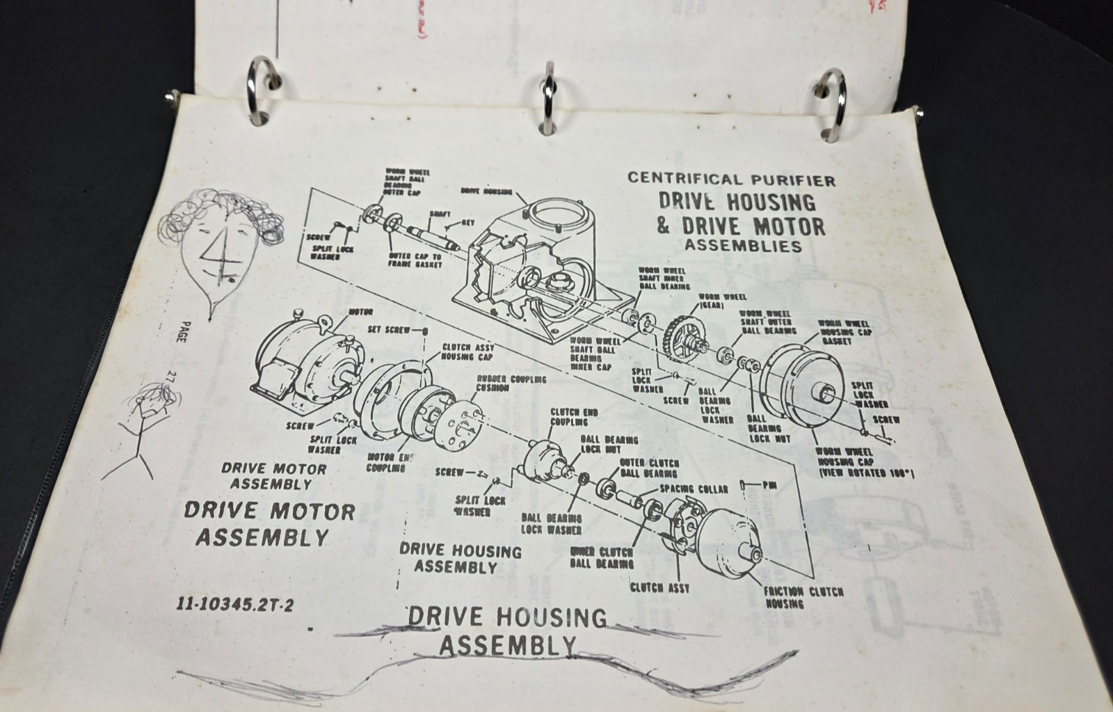 Vintage 1960's Mobile Aviation Fuels Book with Drawings