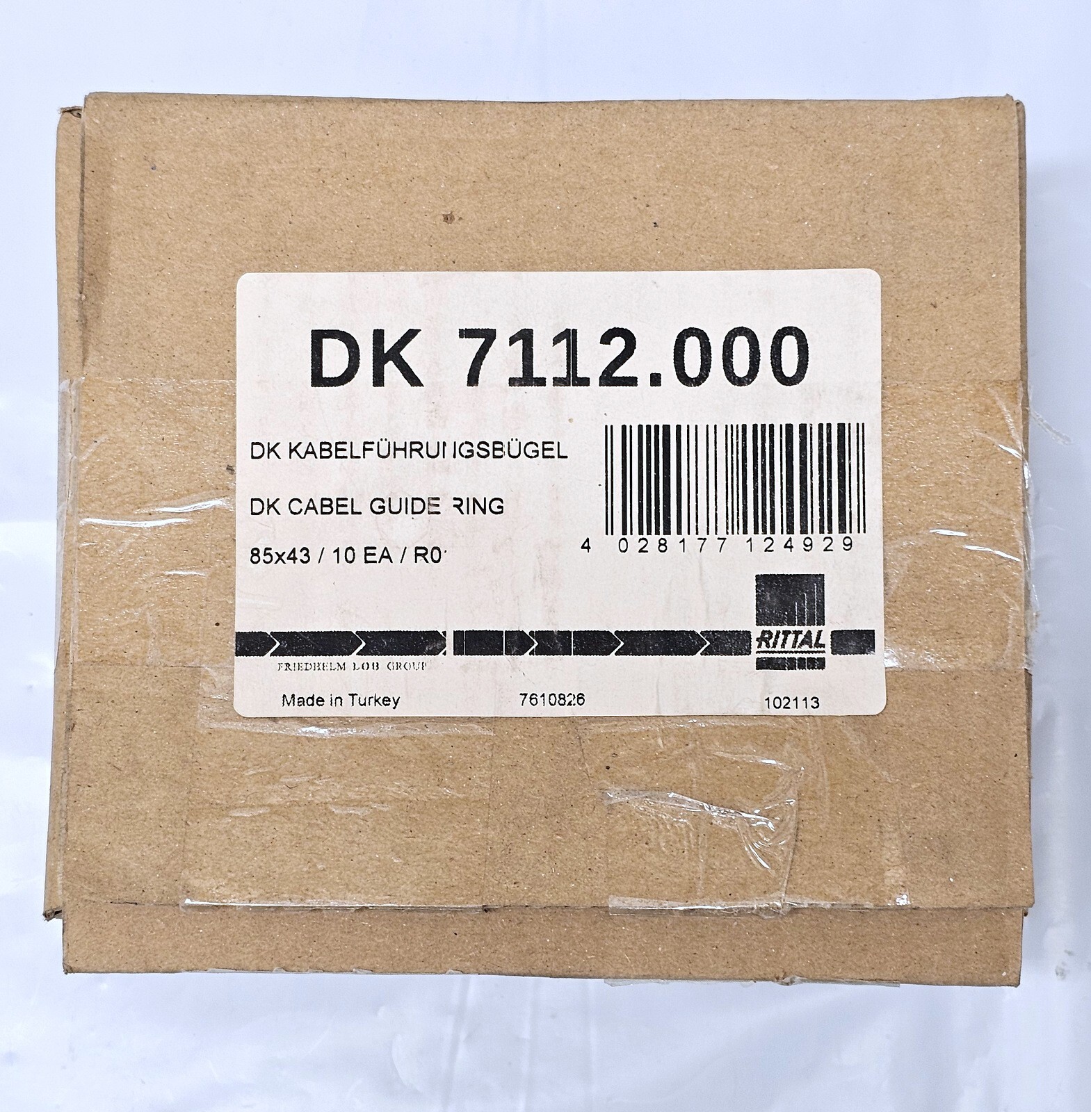 Box Of 10 ~ Rittal DK 7112.000 ~ DK Cable Shunting Guide Ring 85x43 ~ 7112000