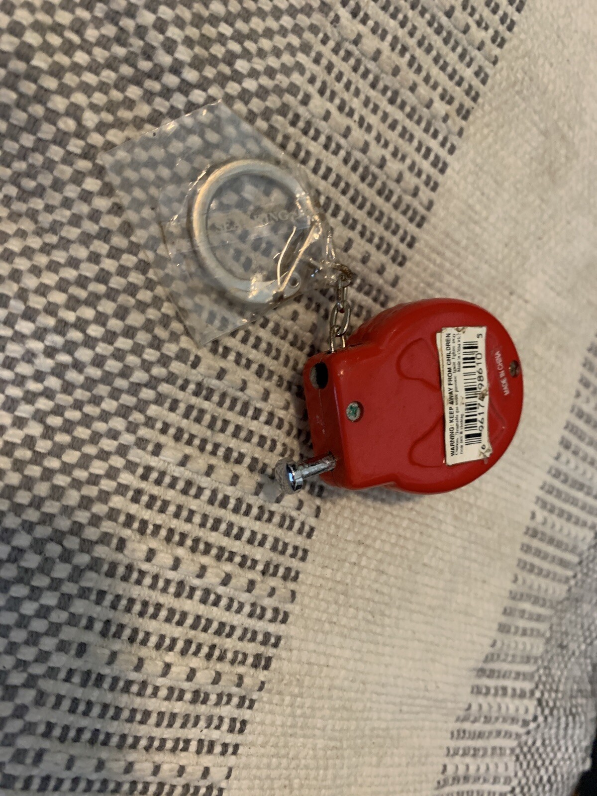 Red BEETLE CIGARETTE LIGHTER. Keychain Sealed
