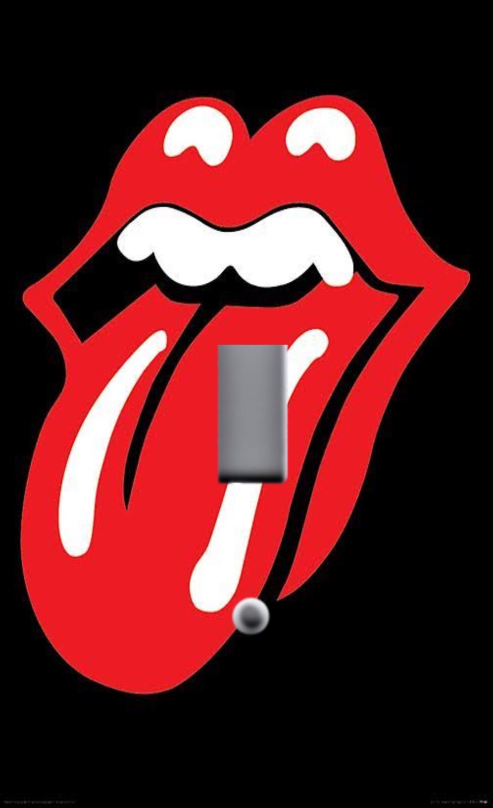 ROLLING STONES MICK JAGGER LIPS MUSIC Image Light Switch Wall Plate Outlet Cover