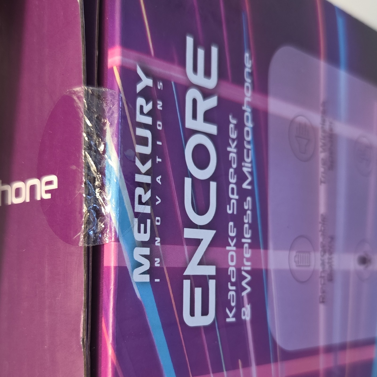 Merkury Innovations Encore Bluetooth Karaoke Speaker w/ Wireless Mic