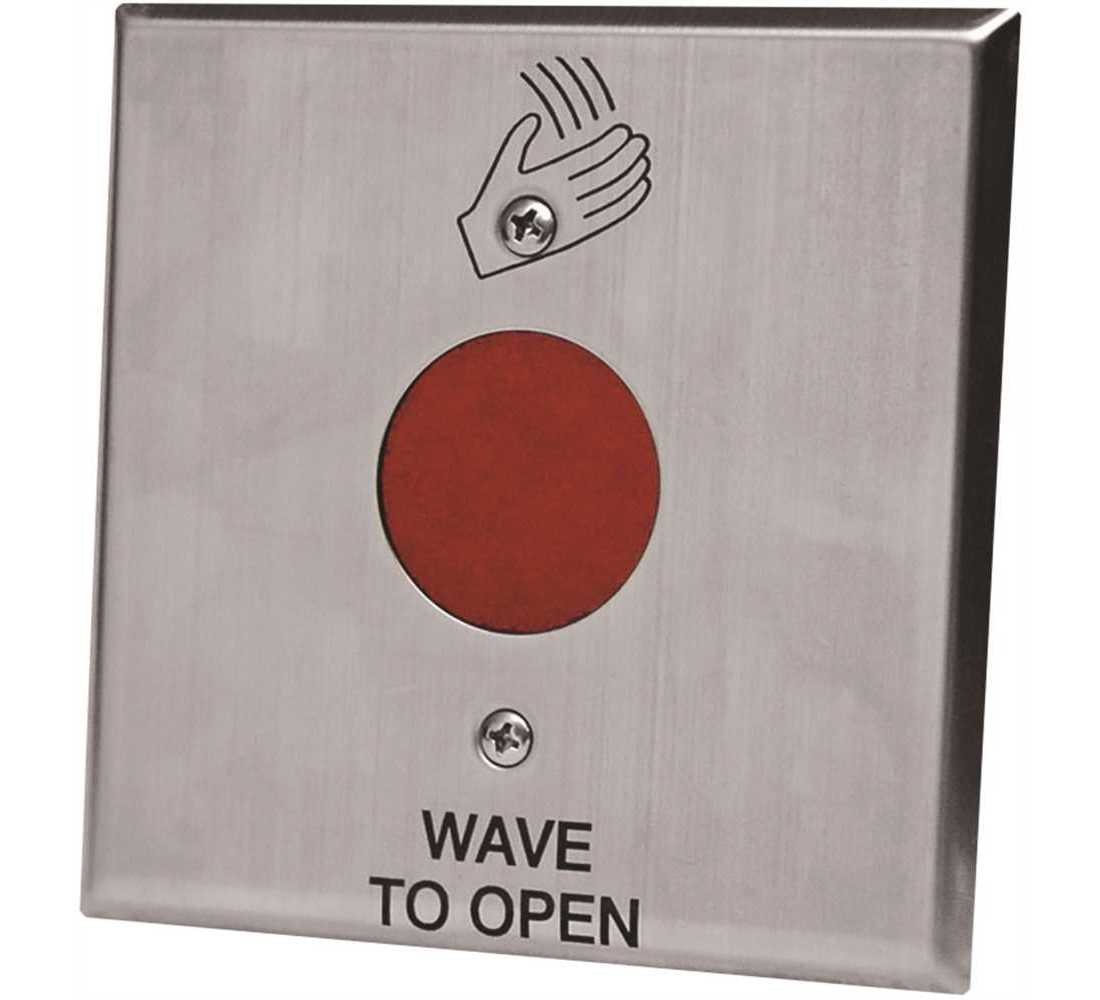 Infrared Switch Touchless Plate, 2-3/4" x 4-1/2" Plate Brushed Stainless Steel