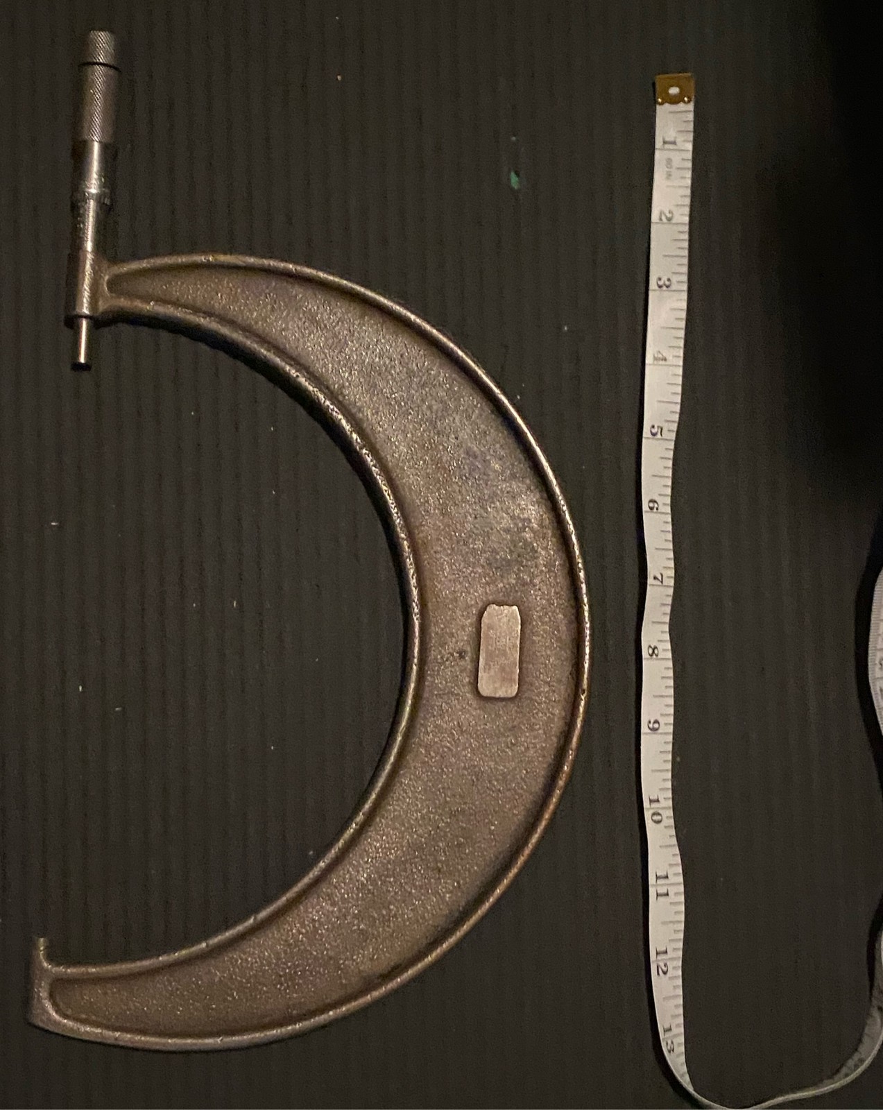 Lufkin Rule Co. No. 1916 Outside Micrometer 12 Inch Precision Tool USA