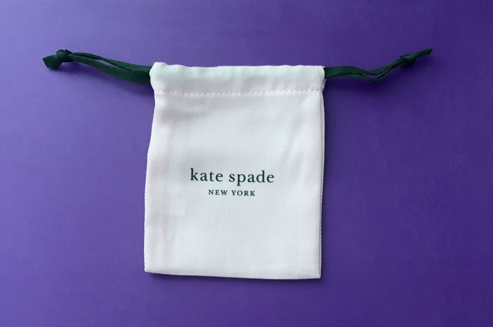 Kate Spade New York Small Jewelry Drawstring Storage Dust Bag Cover New